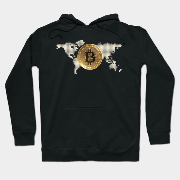 Bitcoin To The Moon | Für Altcoin und Blockchain Fans Hoodie by The Hammer